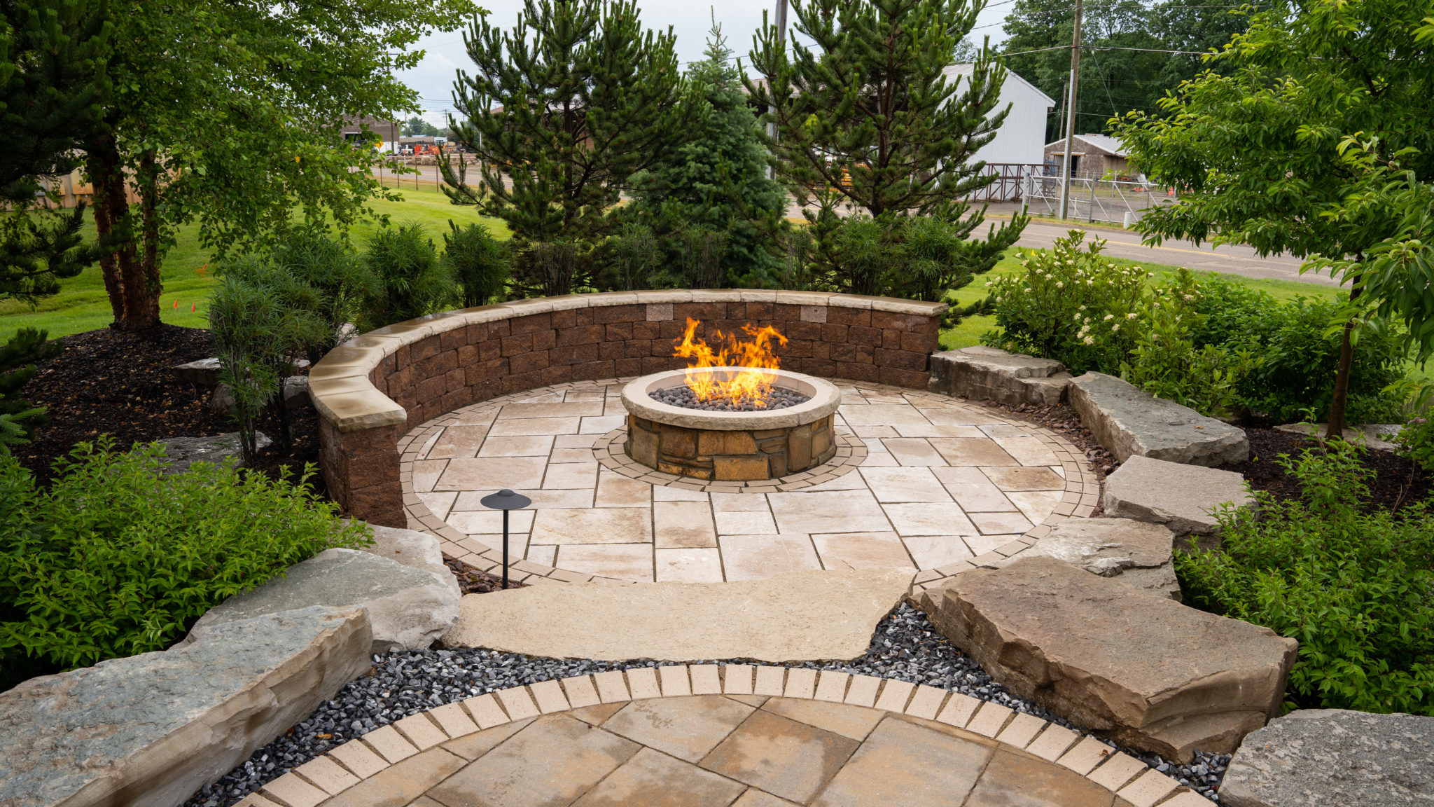 View hardscaping project in Virginia Beach